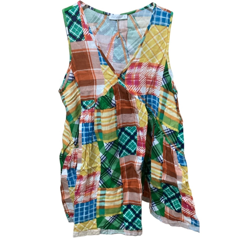 Ces Femme Multi Color Patchwork Mini Sundress (NW… - image 8